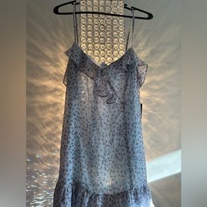 Pretty light blue floral